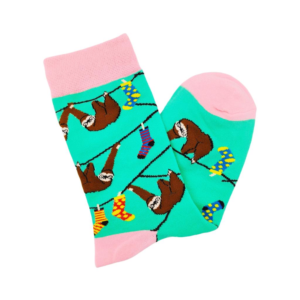 One Pair Packed Monkey Sock Dopamine Cartoon Tube Socks