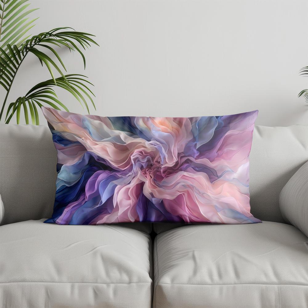 Home Decor Cosmic Swirls Throw Pillow Cover Suitable For Sofa Bedroom Car Pillow Cover Cushion Rectangular Back Cushion