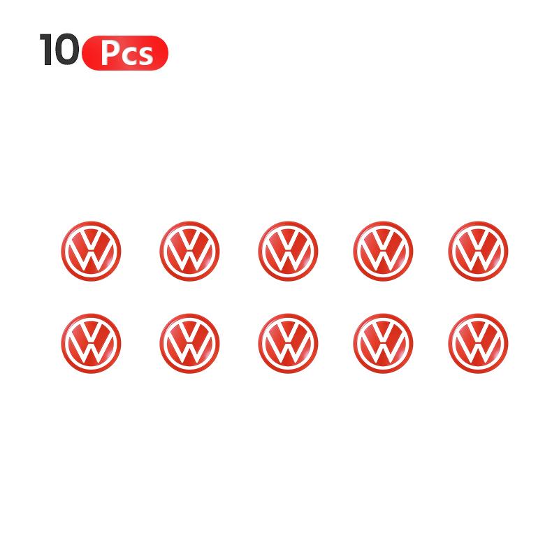 New 2026 14mm Aluminum Car Remote Key Sticker Emblem For VW Golf Polo Tiguan Touran Jetta Passat CC T5 GTI Scirocco Magotan T-Cross T-ROC EP1