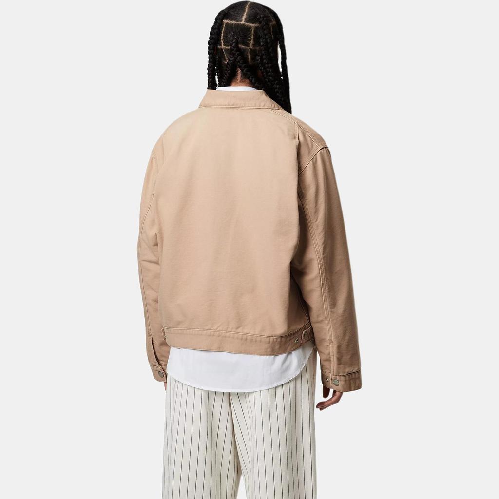 Carhartt WIP Fw24 W Dayton Jacket Triple Stitched Square Label Zipper Long Sleeve Collar Jacket Women jackets Peanut I034320-07E-4O