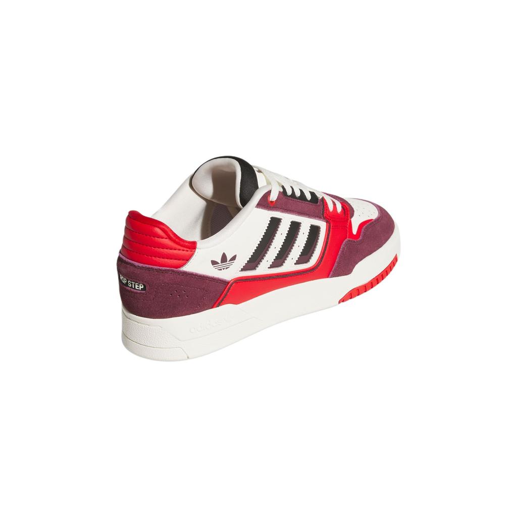 Adidas Originals Drop Step 2.0 Low top Skateboard Shoes Unisex White Red KJ1110