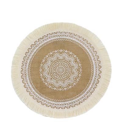 Conjunto de mesa em juta