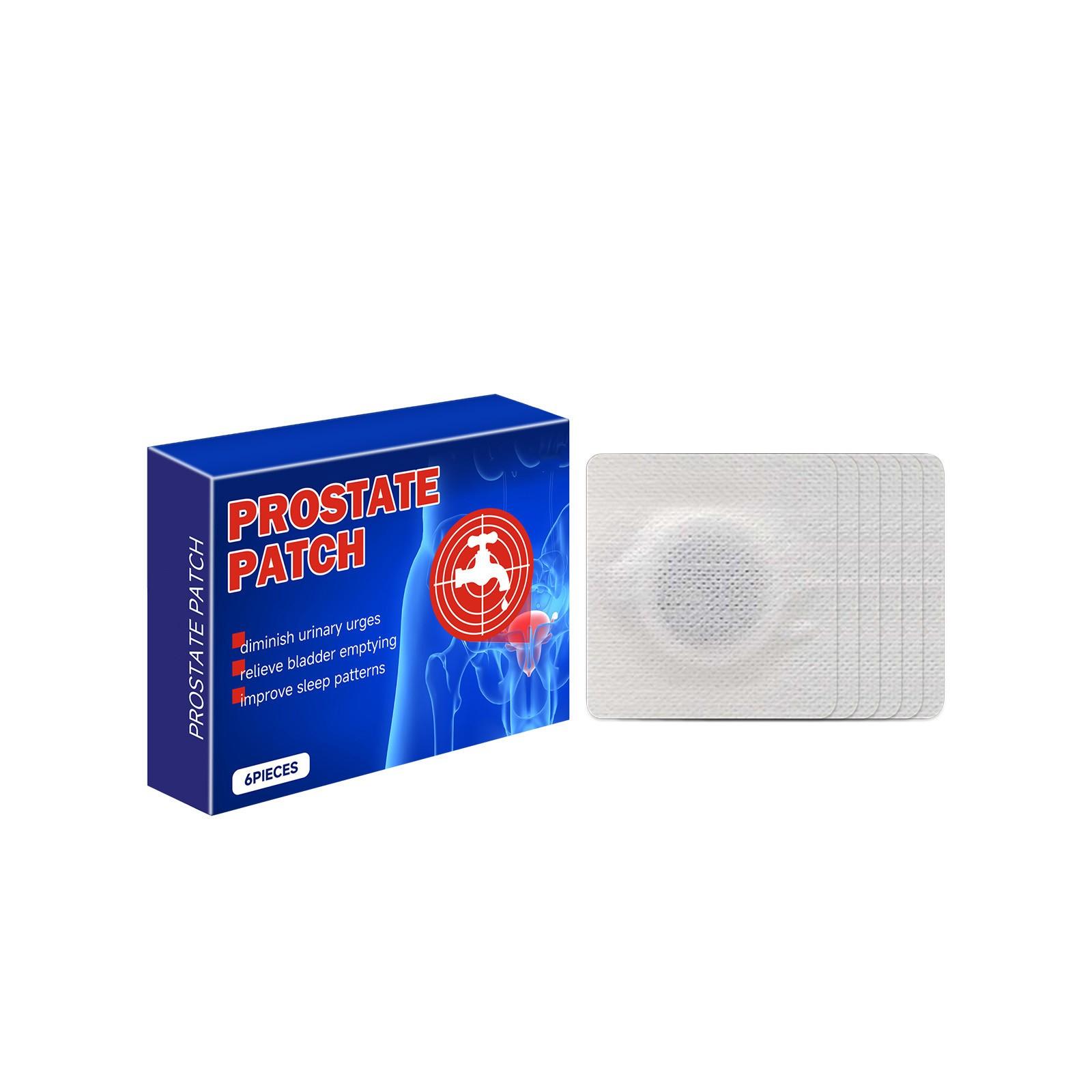 

6шт пластирі для догляду за простатою Пластир для пупка передміхурової залози, дихаючий, полегшує дискомфорт, здоров’я, сприяє сечовипусканню, наклейка для пупка передміхурової залози для чоловіків One Size