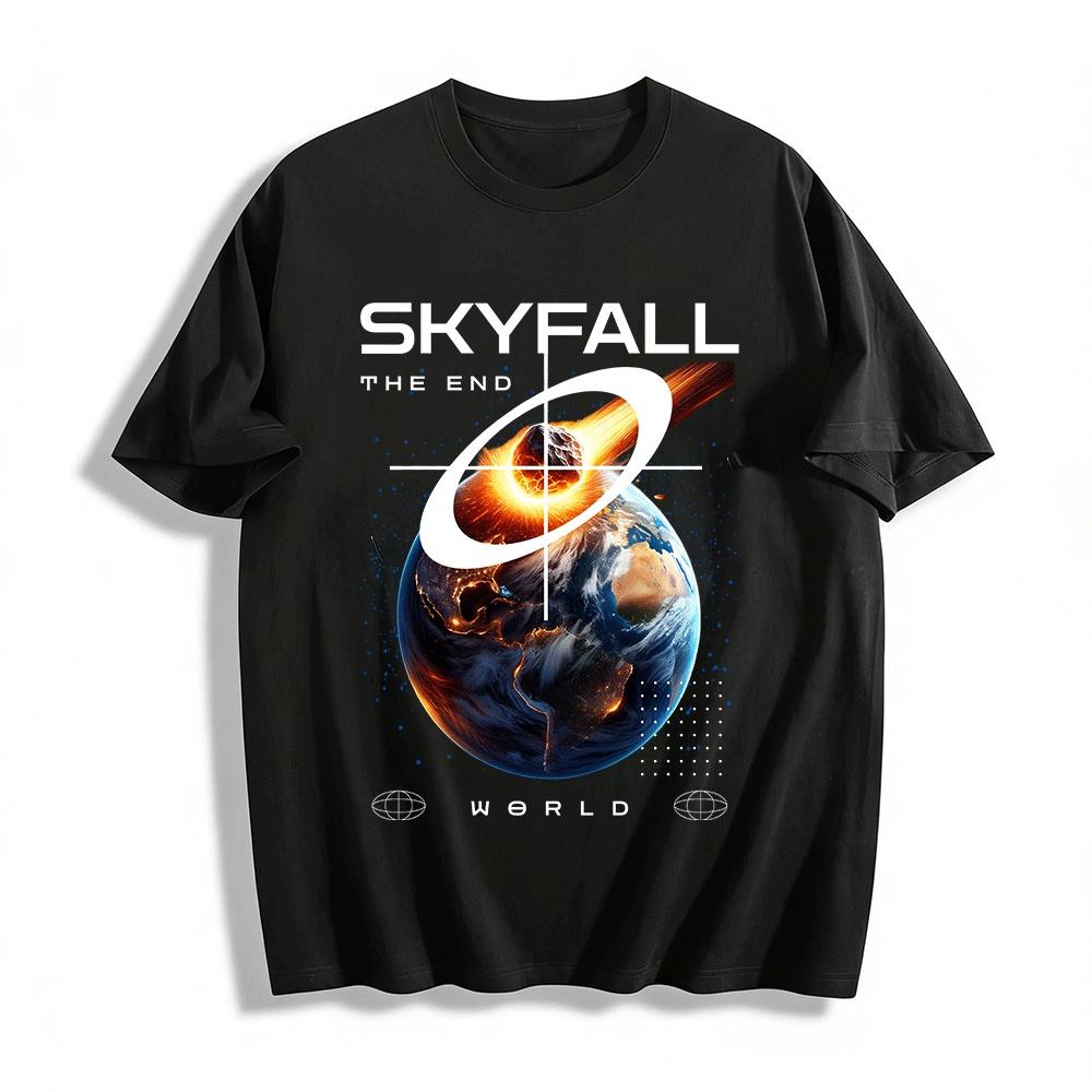 

Meteor Impact Earth Sci-Fi Print Cool Unisex Short Sleeve T-Shirt Pure cotton T-shirt XXS