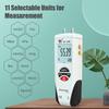 Hti LCD Mini Digital Manometer Differential Gauge Air Pressure Meter +  2Psi Data Hold 11 Units