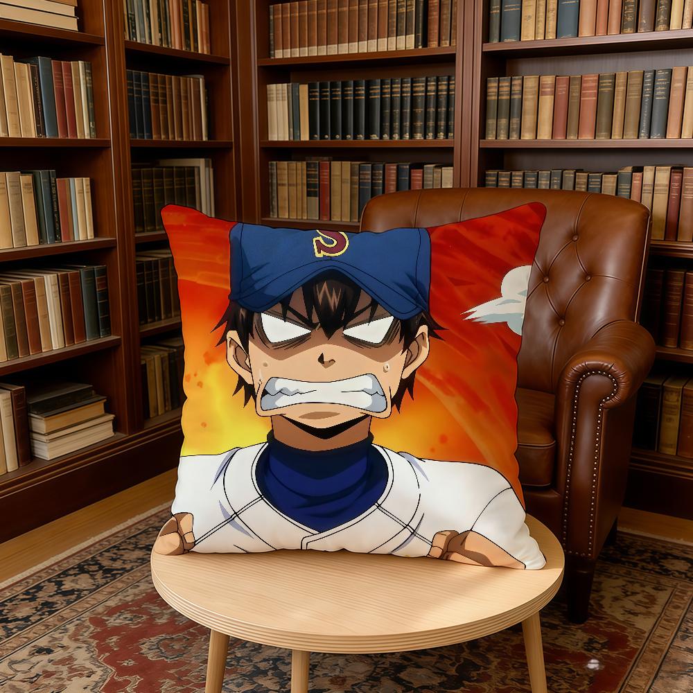 A-Ace of Diamond Anime Cushion Cover Home Office Birthday Anniversary Gifts Soft Skin Friendly Cushion Cover
