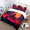 Haunted Castle And Graveyard Scene Exquisite Three-Piece Bedding Set Gift For Kids And Adults