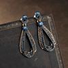Exaggerated Retro Big Waterdrop Earrings Personality Ear Jewelry For Women Party Favors