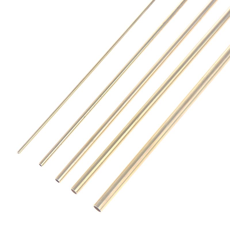 Brass Tube Diameter 2/3/4/5/6Mm Length 500Mm 0.5Mm Round Pipe Tubing Brass Rod Modelmaking Cutting Tool