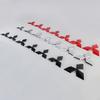 Stylingowy Znak Samochodowy 3D ABS Grill Przedni/Emblemat Tylnej Klapy Naklejka na Kierownicę Do Mitsubishi Lancer 10 Xpander Pajero 4 Triton