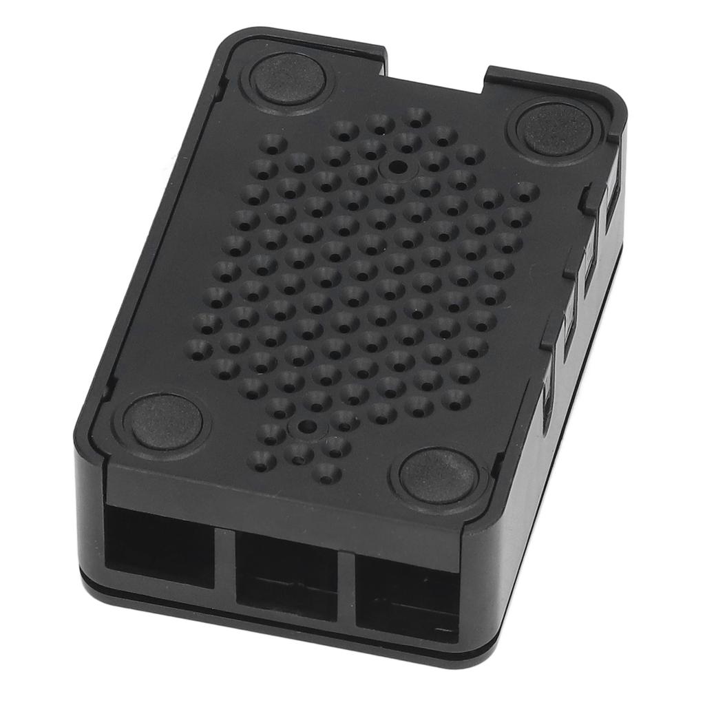 Obudowa dla Raspberry Pi 4 ABS odpinana odporna na zarysowania odprowadzanie ciepła powłoka ochronna czarna
