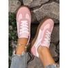 Women's Lace Up Sports Shoes - Low Cut Design, Suitable for Fitness, Skateboarding, Daily Wear and Casual Shoes All Season, Women's Sports Shoes