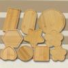6pcs DIY Wooden Coaster Set - Refillable Mosaic Craft Kit with Heart, Circle, Star, Hexagon, Flower, Hexagon Shapes - Ideal for Home Dec