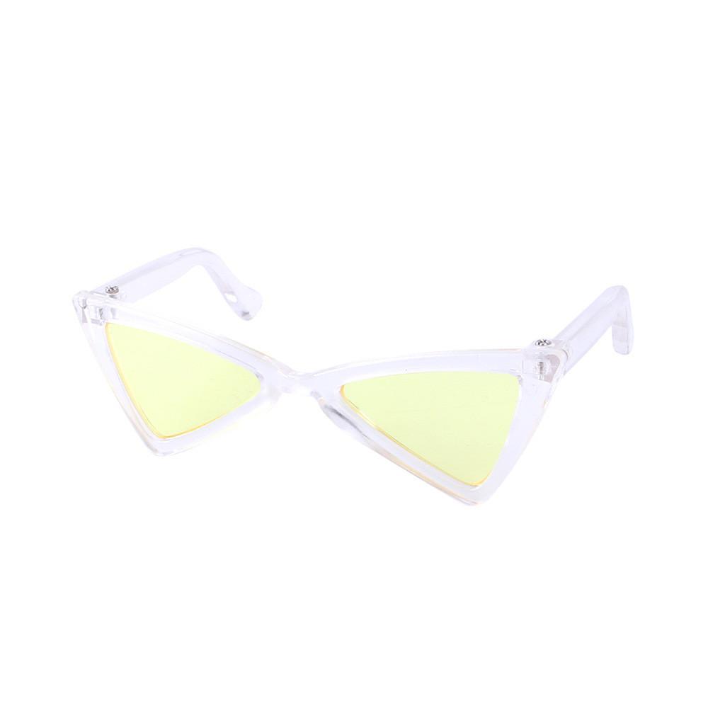 Adorable And Fashionable Dog And Cat Glasses With Fun Colorful Designs Yellow