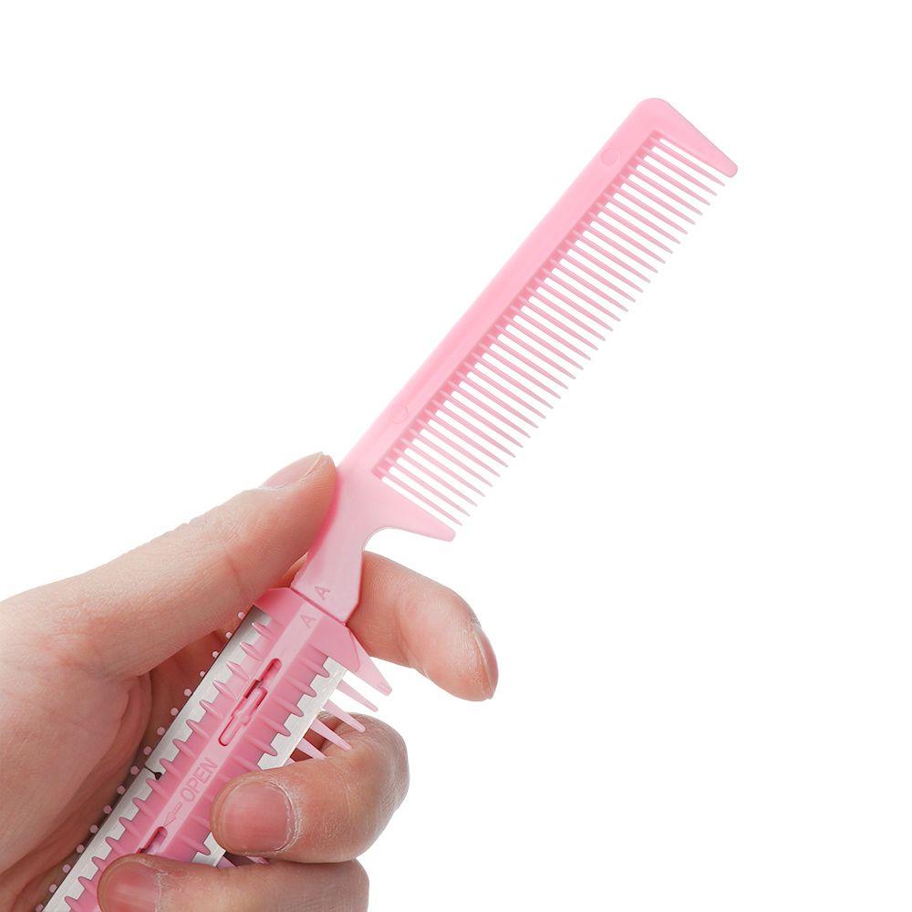Plastic Durable Hairdressing Tool Fur Cleaner Disassembled Cut Thinning Cat Brush Pet Hair Trimming Grooming Comb Dog Scissor