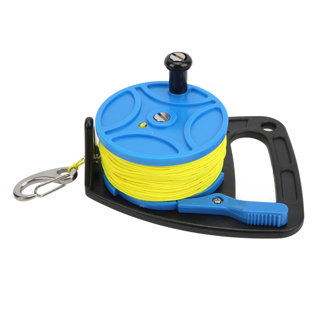 Potápěčské navijáky Kotvová šňůra Cívka Prstová cívka Víceúčelová s klipem 83m Lanko pro jeskynní exil