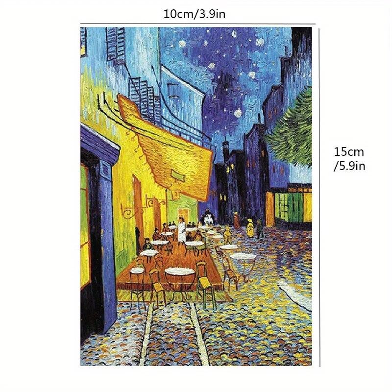 Photo Frame Coffee House Under The Starry Sky 150 Mini Test Tube Puzzle World Famous Painting Series Home Decoration  YC-M