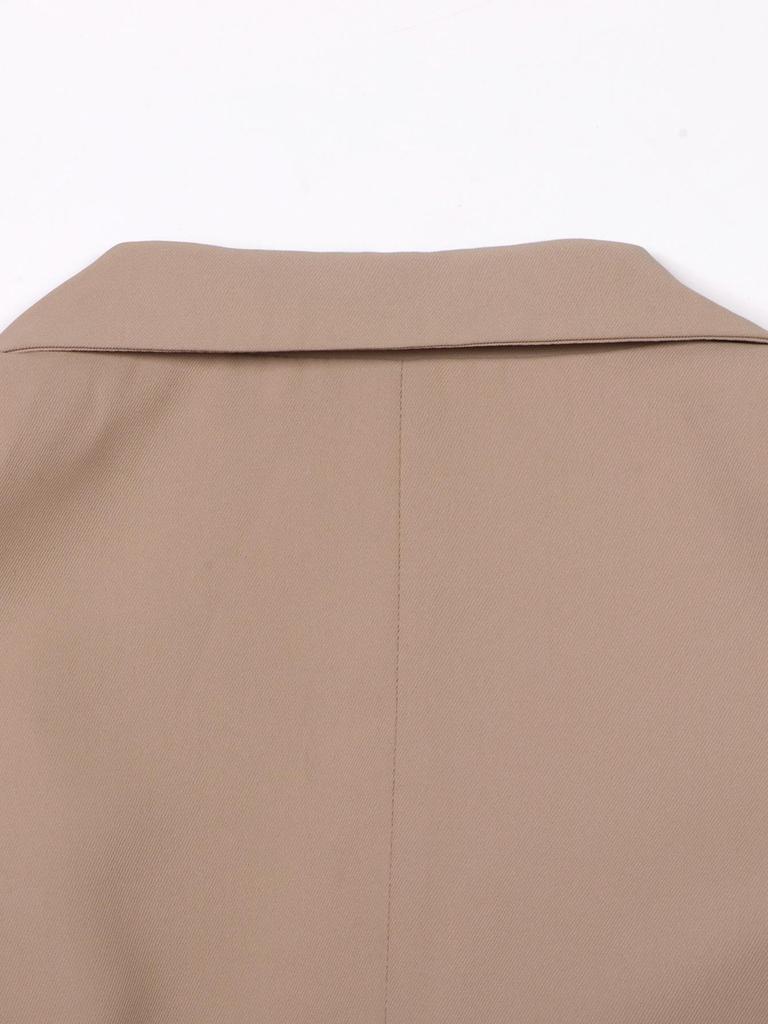 European-American Autumn/Winter Double-Breasted Slim-Fit Mid-Length Outerwear