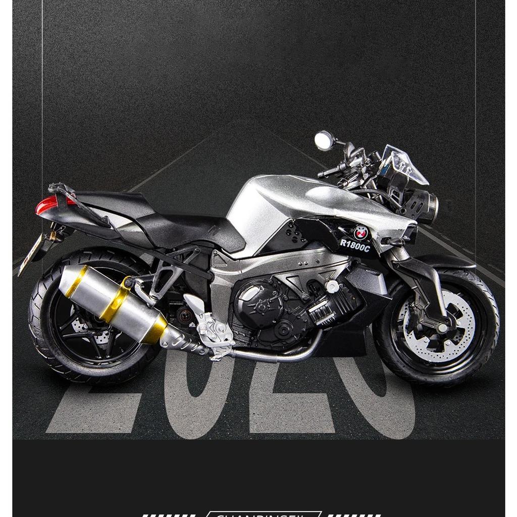 1/12 BMW R1800C Alloy Die Cast Motorcycle Model Toy Vehicle Collection Autobike Shork-Absorber Off Road Autocycle Toys Car