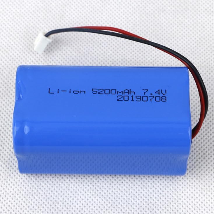 7.4V 2S2P Lithium-Ion Battery Pack 18650 Rechargeable Replacement Battery with XH-2P 2.54 Plug