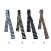 Knit Skinny Scarf For Women Striped Neckerchief Hangbag Handle Wrap for Women Handbag Wrap Handle Belt Choker