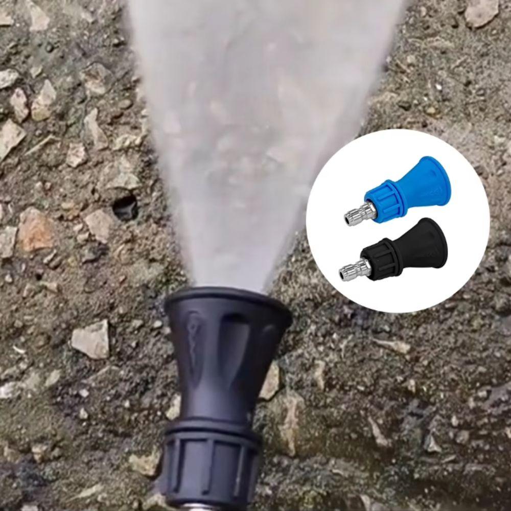 Stainless Steel Pressure Washer Nozzle Set 25 Degree Spray Tip Rubber Cover Quick Connect Nozzle Heavy-Duty 1/4inch