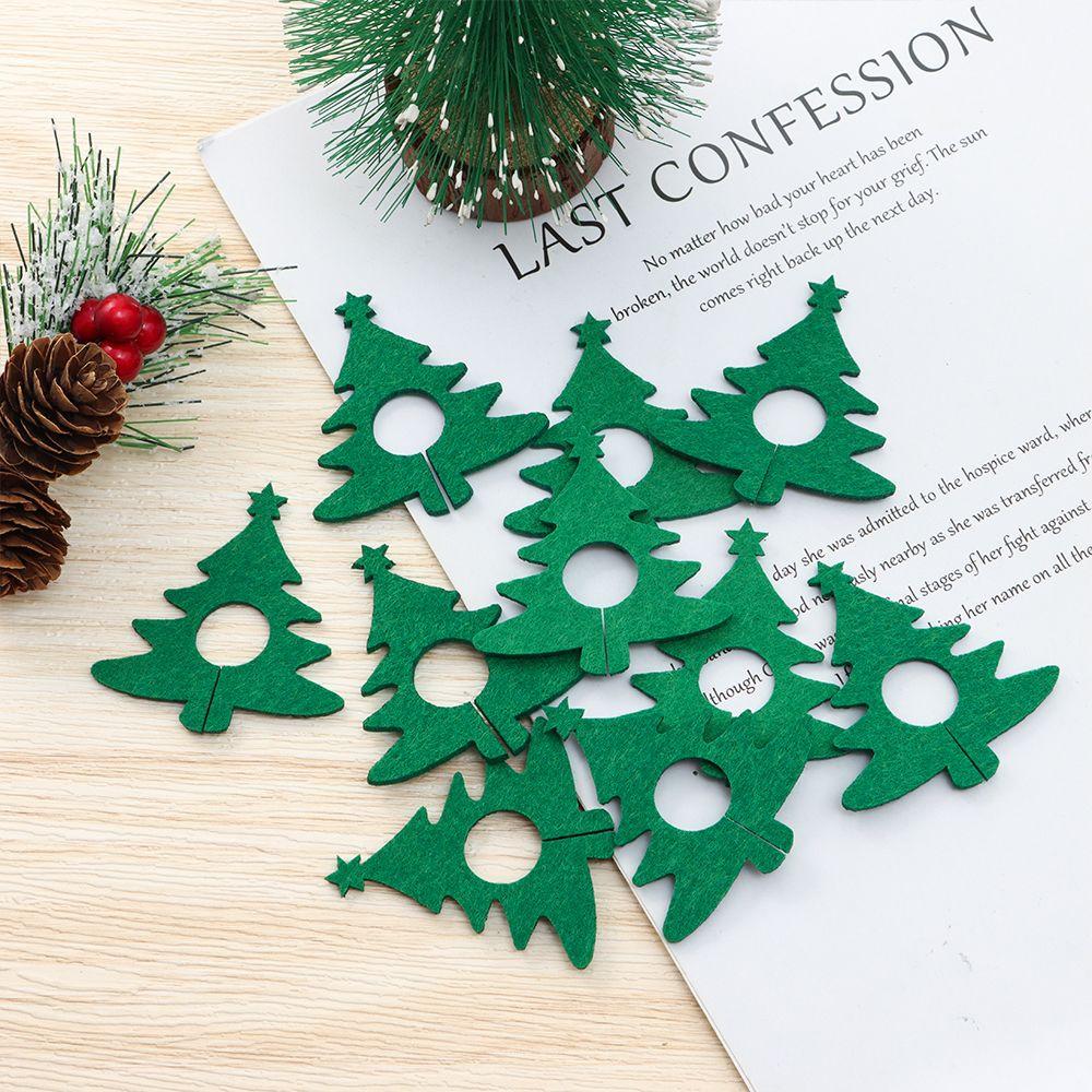 Xmas Pendants Wine Glass Pendants Table Decor Christmas Cup Ring Christmas Cup Decoration Rings