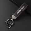 Deluxe Leather car Keychain Keyring Keychain Lanyard Gift Keychain for KIA Sorento rnqt40