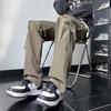 Overalls boys autumn new high street ins tide brand loose straight casual pants fashion multi-pocket pants