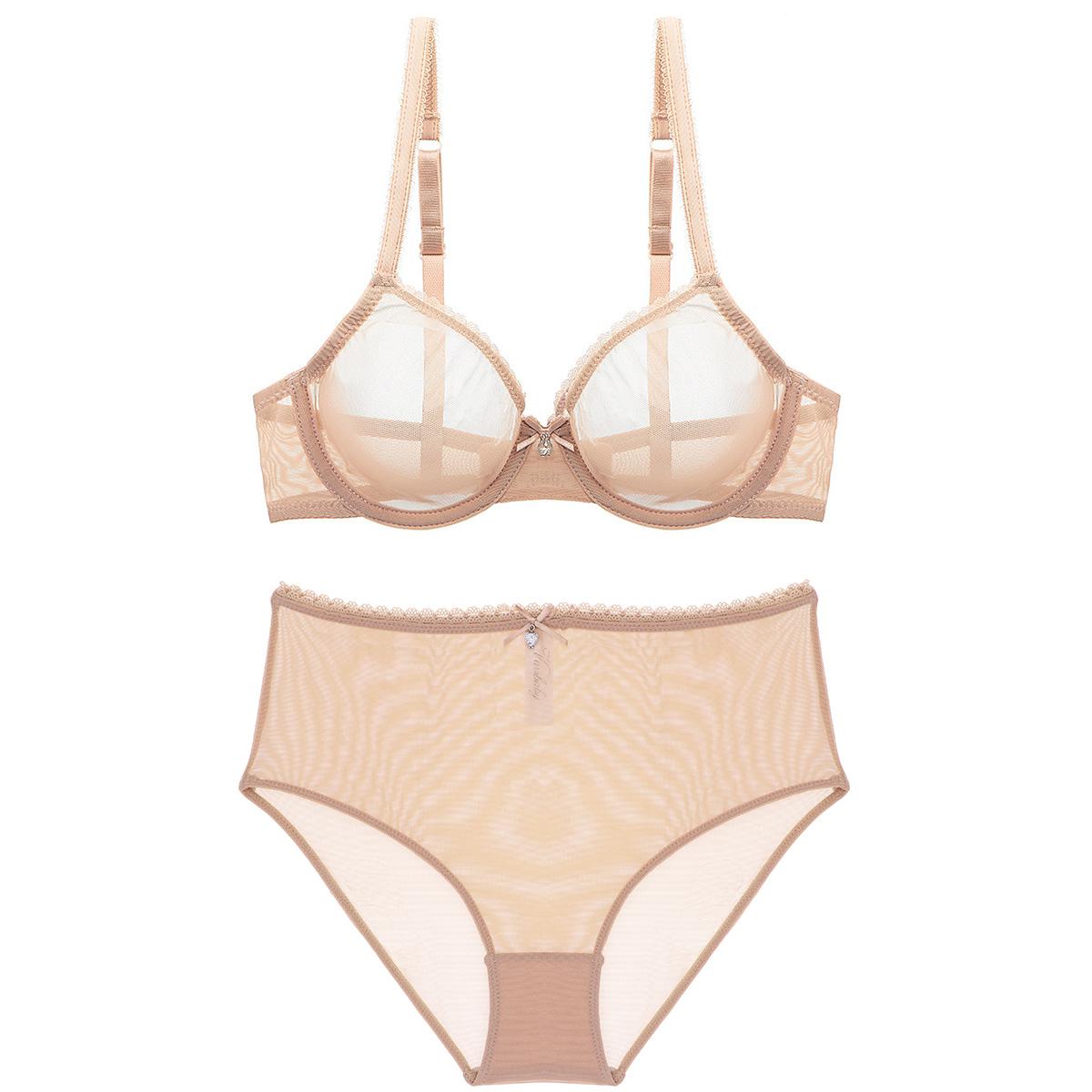 

Сексуальна прозора нижня білизна Varsbaby, бюстгальтер і трусики 34A