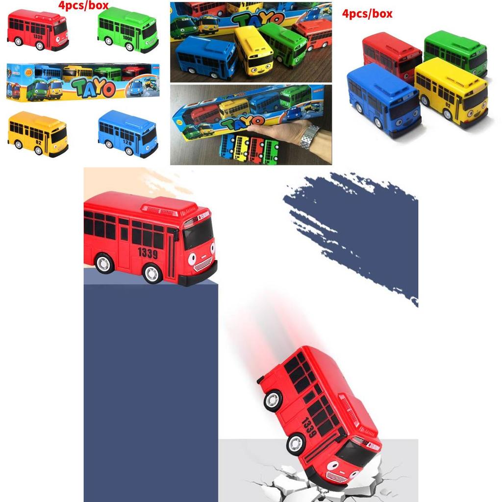 Hochwertiger Minibus in neun Farben mit funktionierenden Türen Lernspielzeug-Set