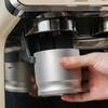 Coffee Powder Receiver with Cover 58MM Aluminum Alloy Anti Fly Cloth Cup Grinder Handle