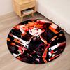 Haikyu Printed Round Rug Carpet Chair Rug Area Rug Entryway Doormats,for Office Chair Living Room Bedroom Kitchen Room.