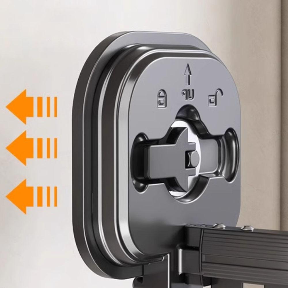 Folding Clothes Hanger Indoor Retractable Cloth Drying Rack Space Saving Home Laundry Clothesline Wall Mount Amp Clothing Rack