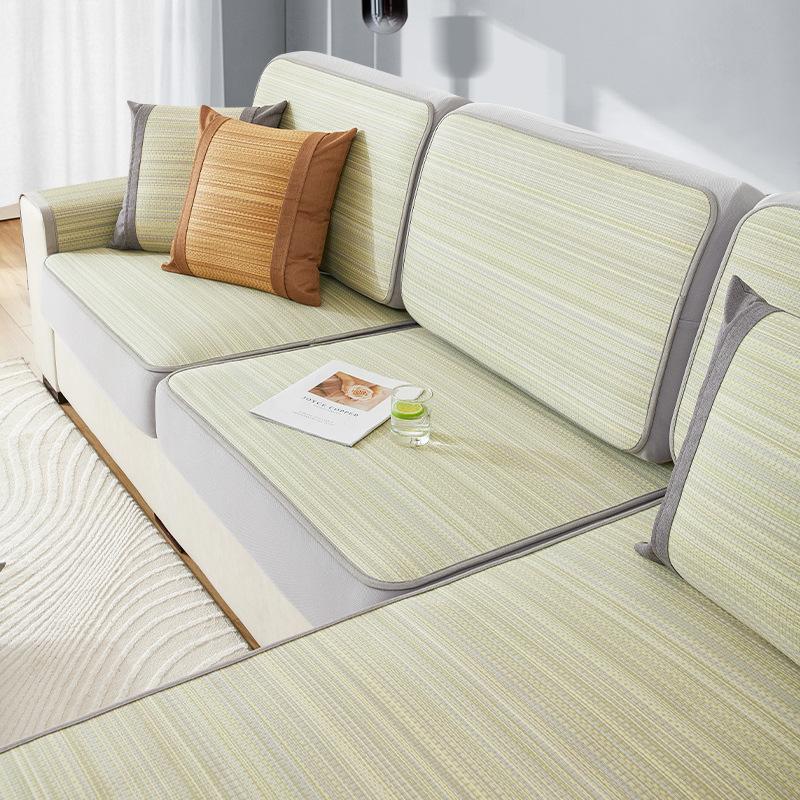 

Летняя подушка для дивана из полыни, коврик для сиденья, универсальный универсальный чехол для дивана, новый летний чехол для дивана