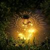 Solar Watering Can Light Outdoor Garden Art LED String Light Hanging Kettle Lantern Pathway Patio Decorative Lamp Stake Light