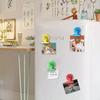 6 Pack Colorful Magnetic Clips for Whiteboard, Refrigerator Magnets Fridge Magnets for Fridge, Fridge Magnet