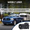 Trailer Plug Adapters, 7 Pin Round to 4 Pin and 5 Pin Flat Blade Trailer Adapter, Waterproof 2-in-1 Design Flat Blade Trailer Connector Plug for
