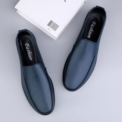 Fashion Genuine Leather Loafers Soft Casual Mens  Moccasins Breathable Male Slip On Flats Versatile Lazy Driving Footwear Business Shoes