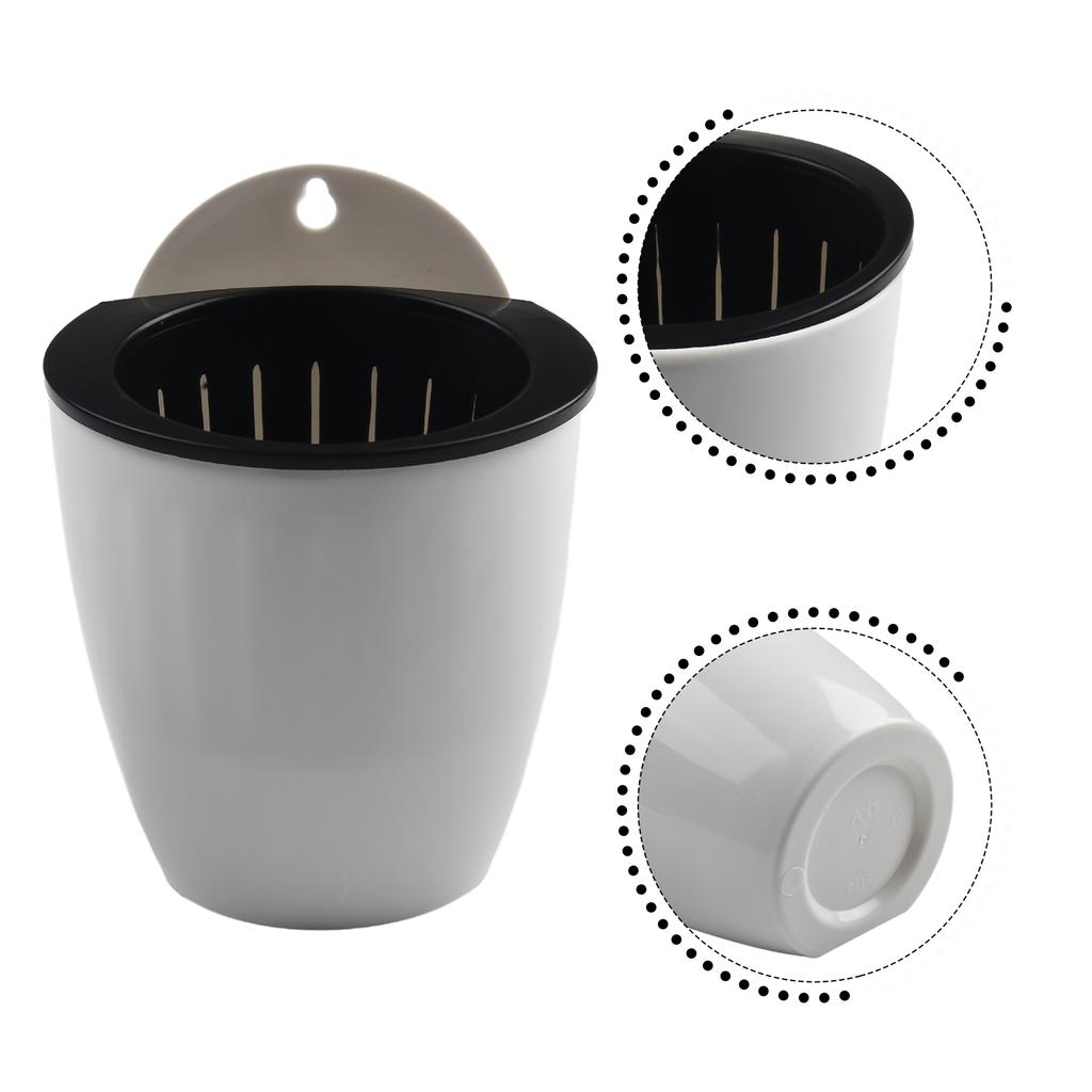 Wand-Blumentopf-Dekor, Zaun, Garten, zum Aufhängen, für drinnen und draußen, Kunststofftöpfe, Wandmontage, wasserabsorbierend