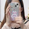Etui silikonowe Laser Elephant Bunny do Xiaomi Redmi Note 12 11 Samsung A54 A24 A14 Oppo A78 A58 A38 Tecno Spark 10 Funda malowane etui miękkie etui TPU