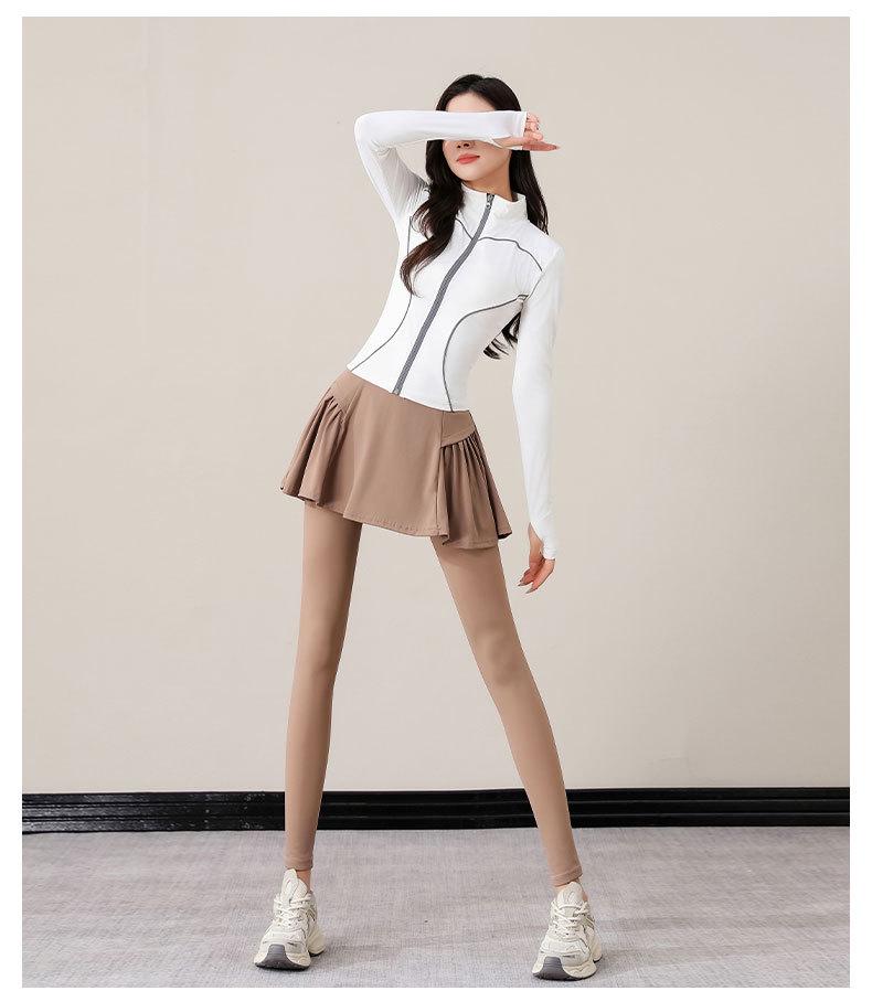Womens' High-End Autumn/Winter Sports Set: Tennis, Running, Yoga, Skort Fit
