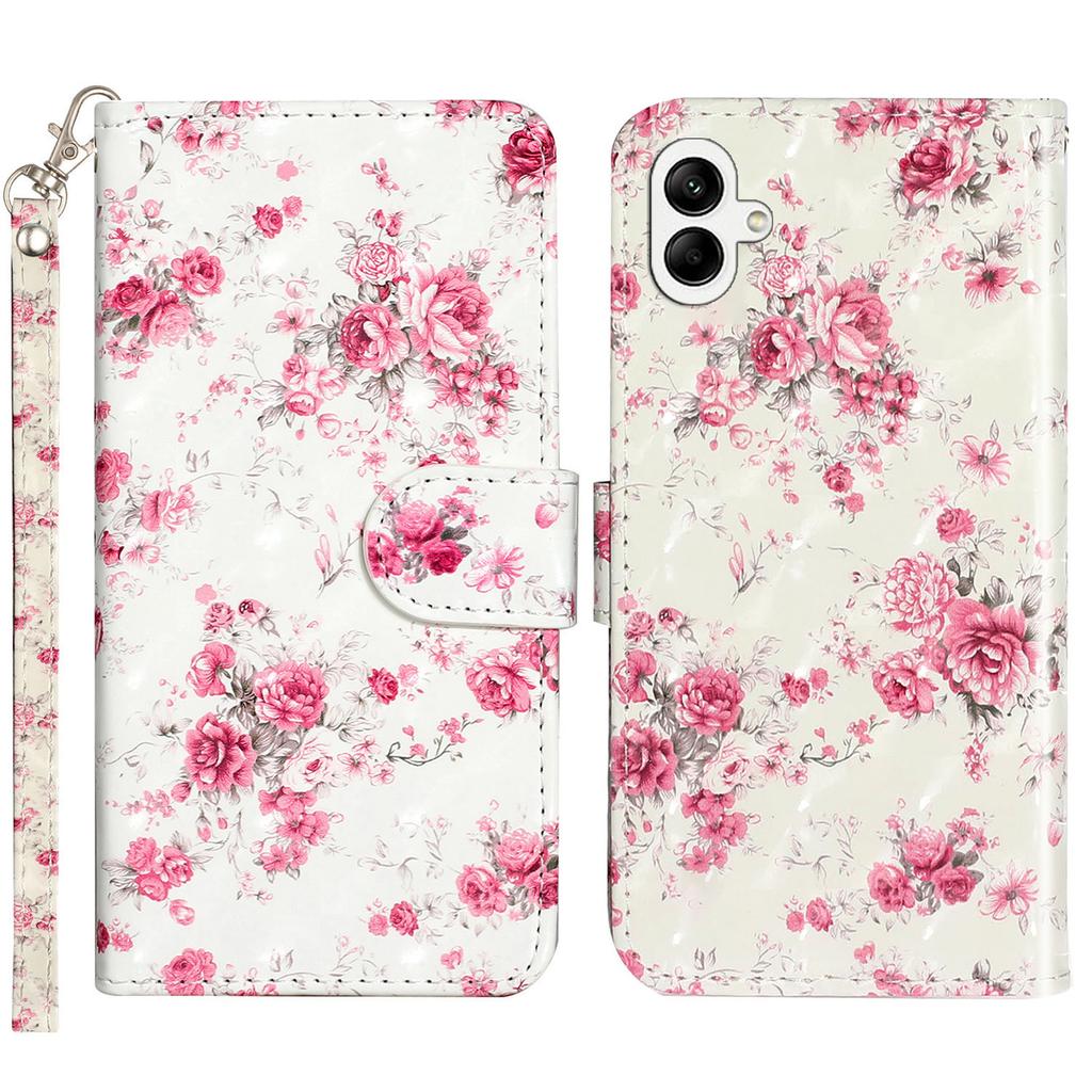 Für Samsung Galaxy A06 4G Hülle 3D Muster Bedruckte Telefon Leder Handyhülle