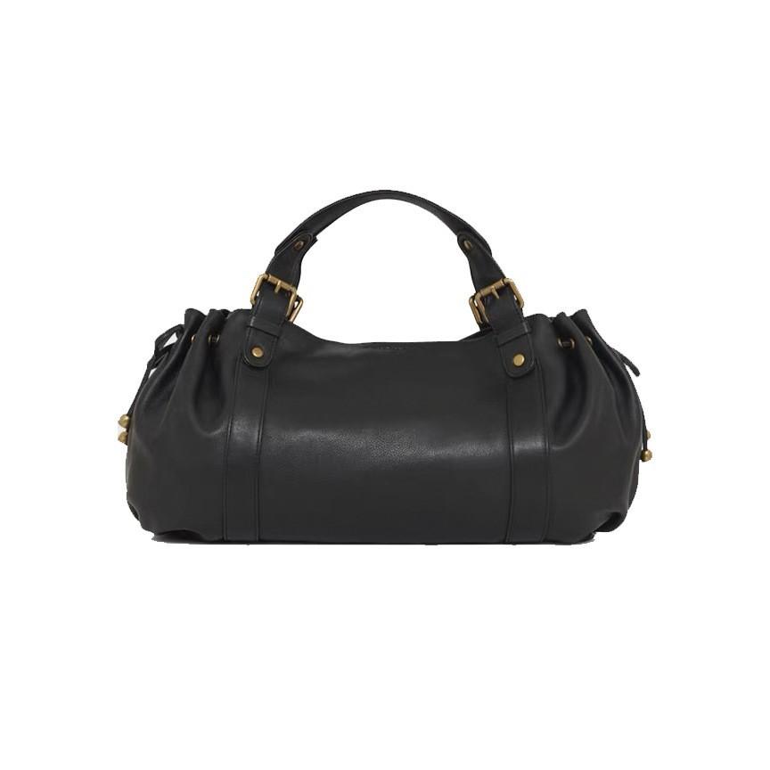 Women's Crossbody Simple Handbag Commuter Shoulder Boston Bag Stylish Versatile Work Bag Soft Polyester Interior