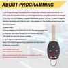 Key Fob Replacement for 2003-2007 Honda Accord Car Keyless Entry Remote Control,OUCG8D-380H-A 35111-SHJ-305,4 Buttons, 2Pcs