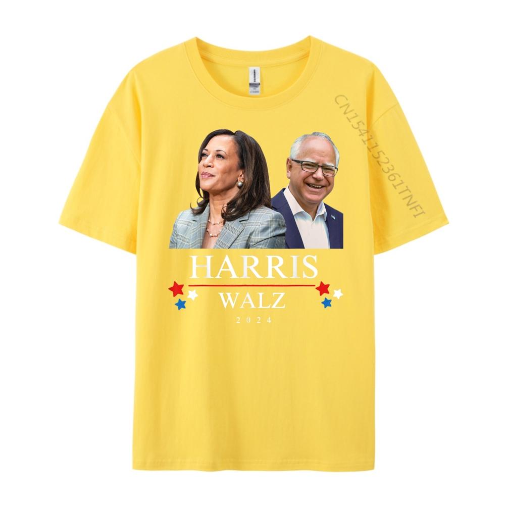 Harris Walz President Election Kamala Harris Tim Waltz Cute Oversized T Shirt Winter T Shirt Homme Big Size Game