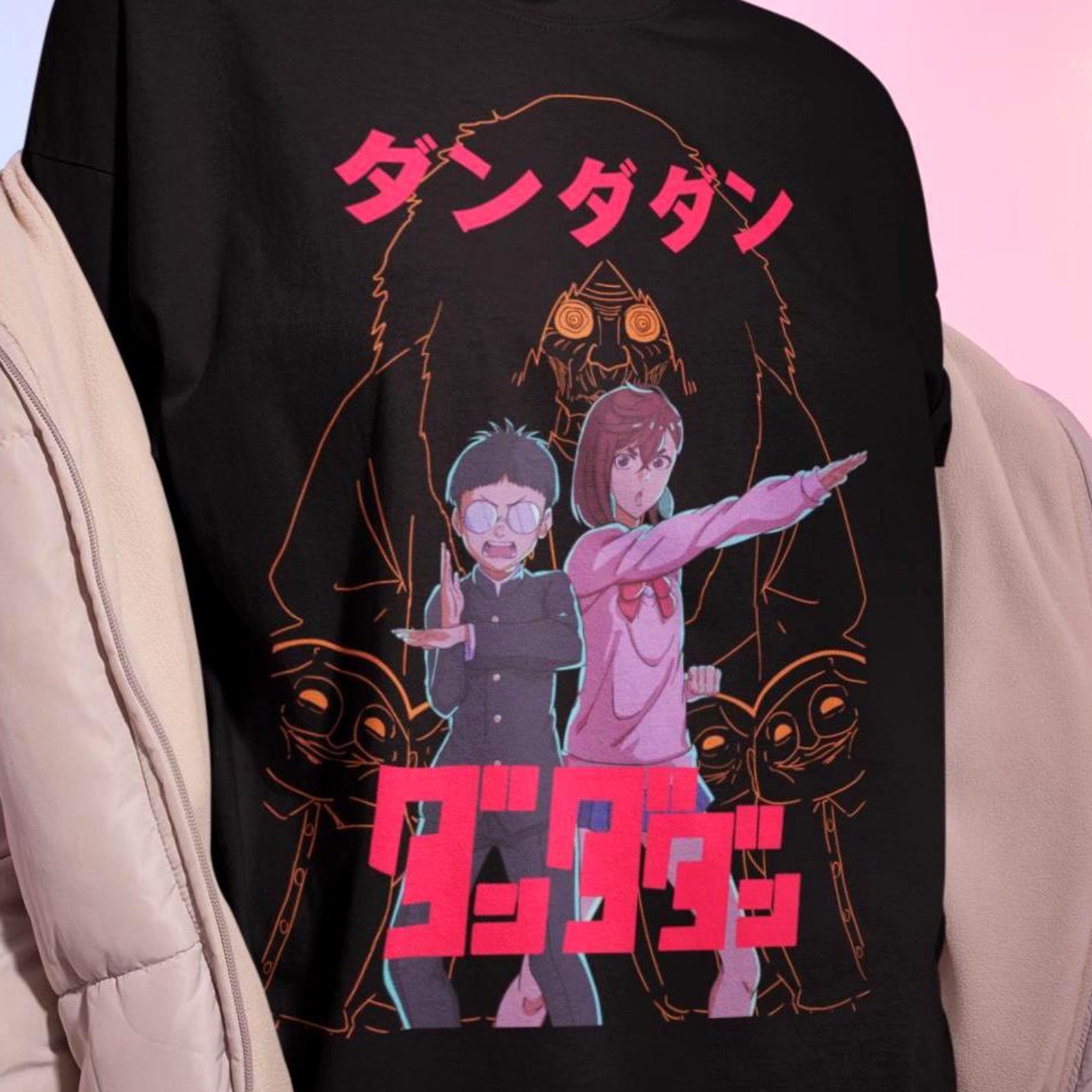 Okarun & Momo Ayase Shirt - Okarun Tshirt, Comedy Anime Tee L
