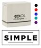 Printtoo Simple Self Inking Rubber Stamp Pre-Inked Office Stamp- Home Office Business Stationery, 47 x 20 mm