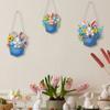 Easter Handmade Diamond Painting Hanging Pendant 5D DIY Diamond Painting Dots Pendant Rhinestone Diamond Art Pendants for Arts