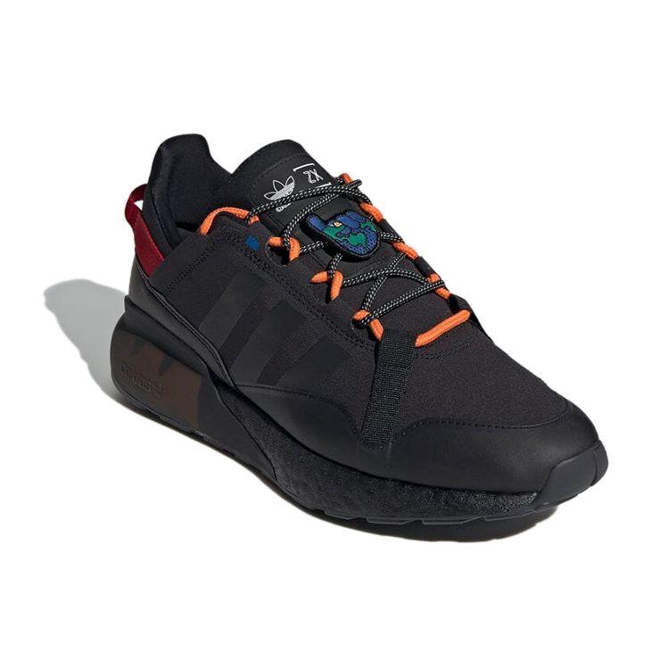 adidas ZX 2K Boost Pure Black Scarlet Unisex Sneakers Core-Black GY7912